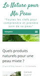 Mobile Screenshot of lanaturepourmapeau.com